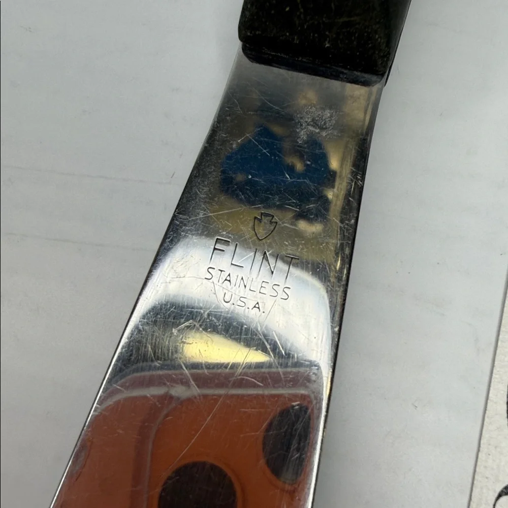 Flint Stainless Steel USA Spatula Frosting Spreader Vintage